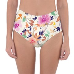 Reversible High-Waist Bikini Bottoms 