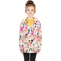 Kids  Double Breasted Button Coat 