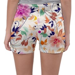 Women s Satin Sleepwear Shorts 