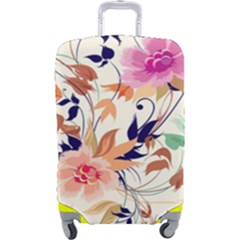 Abstract Floral Background Luggage Cover (Large) from ArtsNow.com