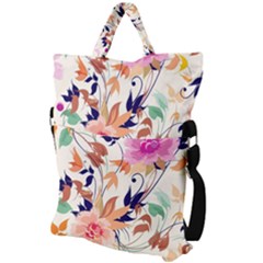 Fold Over Handle Tote Bag 