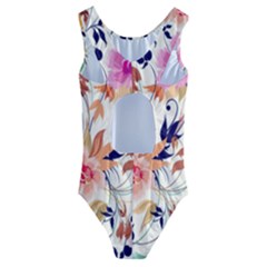 Kids  Cut-Out Back One Piece Swimsuit 