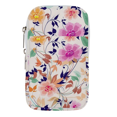 Abstract Floral Background Waist Pouch (Small) from ArtsNow.com