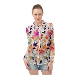 Long Sleeve Chiffon Shirt 