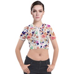 Short Sleeve Cropped Jacket 