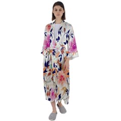 Maxi Satin Kimono 