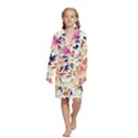 Kids  Long Sleeve Velvet Lounge Robe 