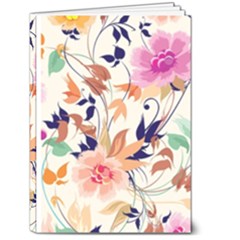 Abstract Floral Background 5  x 7  Hardcover Notebook from ArtsNow.com