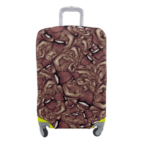 Human Spider Mutant Creatures Motif Random Pattern Luggage Cover (Small) from ArtsNow.com