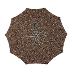 Human Spider Mutant Creatures Motif Random Pattern Automatic Folding Umbrella with Case (Large) from ArtsNow.com