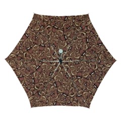 Human Spider Mutant Creatures Motif Random Pattern Automatic Folding Umbrella with Case (Small) from ArtsNow.com