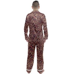 Men s Long Sleeve Satin Pajamas Set 