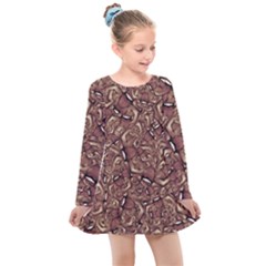 Kids  Long Sleeve Dress 