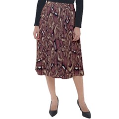 Classic Velour Midi Skirt  