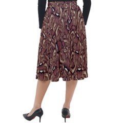 Classic Velour Midi Skirt  