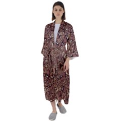 Maxi Satin Kimono 