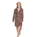 Kids  Long Sleeve Velvet Lounge Robe 