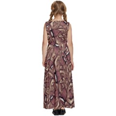 Kids  Satin Sleeveless Maxi Dress 