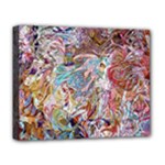 Abstract waves Deluxe Canvas 20  x 16  (Stretched)