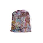 Abstract waves Drawstring Pouch (Medium)