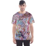 Abstract waves Men s Sport Mesh T-Shirt