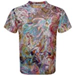 Abstract waves Men s Cotton T-Shirt