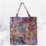 Abstract waves Grocery Tote Bag