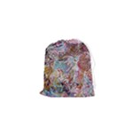 Abstract waves Drawstring Pouch (XS)