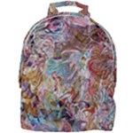 Abstract waves Mini Full Print Backpack