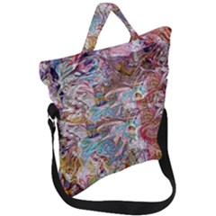 Fold Over Handle Tote Bag 