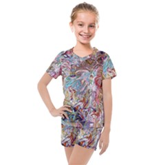 Kids  Mesh T-Shirt and Shorts Set 