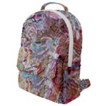 Abstract waves Flap Pocket Backpack (Small)