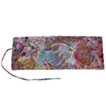 Abstract waves Roll Up Canvas Pencil Holder (S)