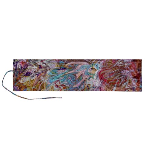 Abstract waves Roll Up Canvas Pencil Holder (L) from ArtsNow.com