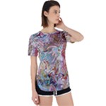 Abstract waves Perpetual Short Sleeve T-Shirt