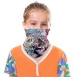 Abstract waves Face Covering Bandana (Kids)