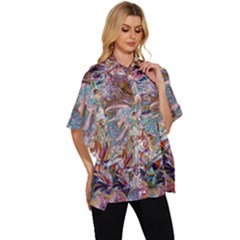 Women s Batwing Button Up Shirt 