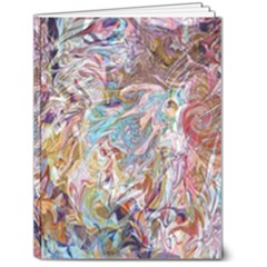 Abstract waves 6  x 8  Hardcover Notebook from ArtsNow.com