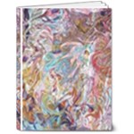 Abstract waves 6  x 8  Hardcover Notebook