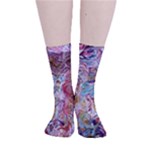 Abstract waves Smooth Crew Length Tube Socks