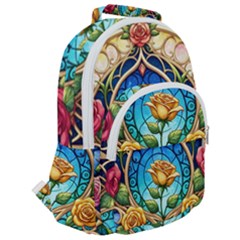 Rounded Multi Pocket Backpack 