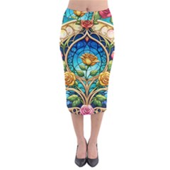 Midi Pencil Skirt 