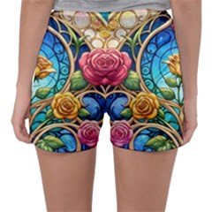 Women s Satin Sleepwear Shorts 