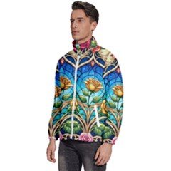 Men s High Neck Windbreaker 