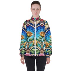 Women s High Neck Windbreaker 