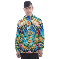 Men s Front Pocket Pullover Windbreaker 