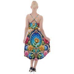 High-Low Halter Chiffon Dress  