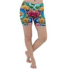 Lightweight Velour Yoga Shorts 