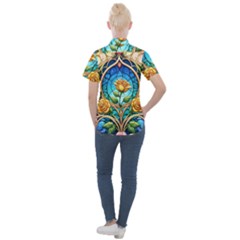 Women s Short Sleeve Pocket Shirt 