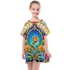 Kids  One Piece Chiffon Dress 